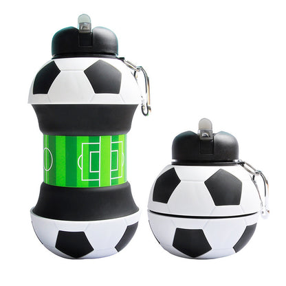 Collapsible Silicone Sports Water Bottle 1L