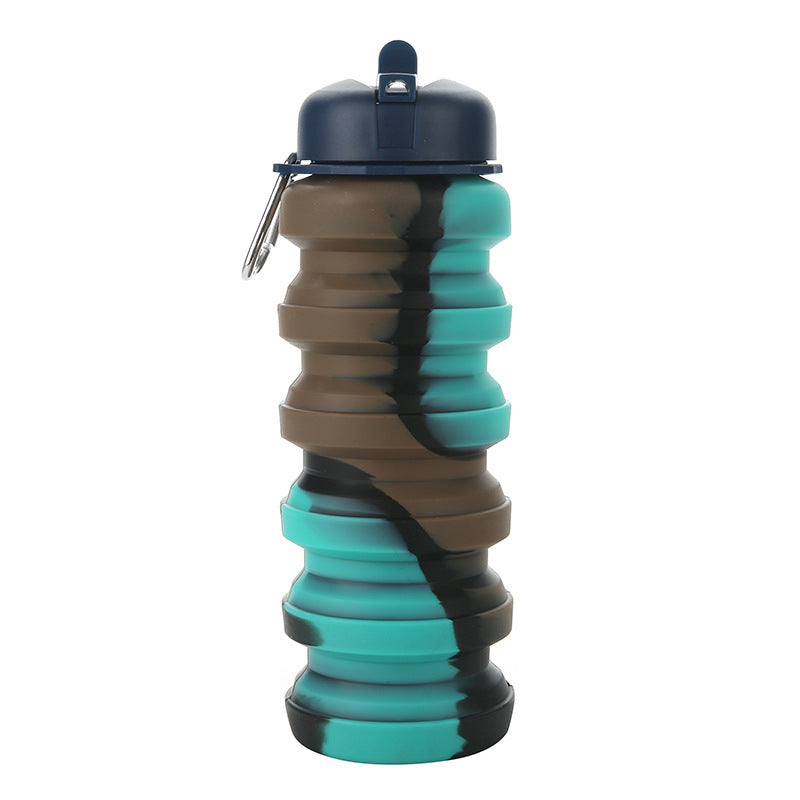 Collapsible Silicone Sports Water Bottle