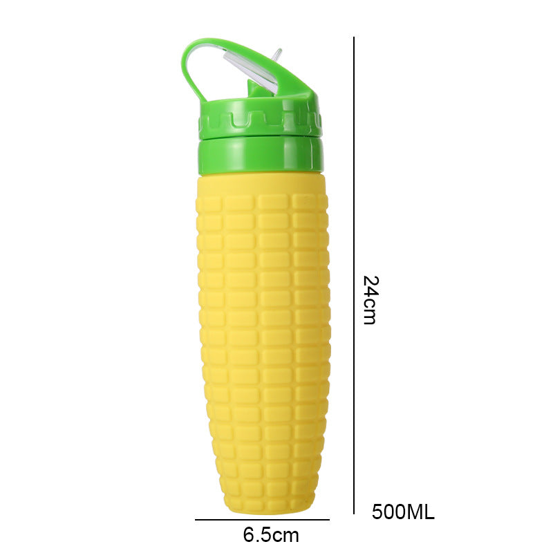 Collapsible Silicone Water Bottle Portable Travel Cup
