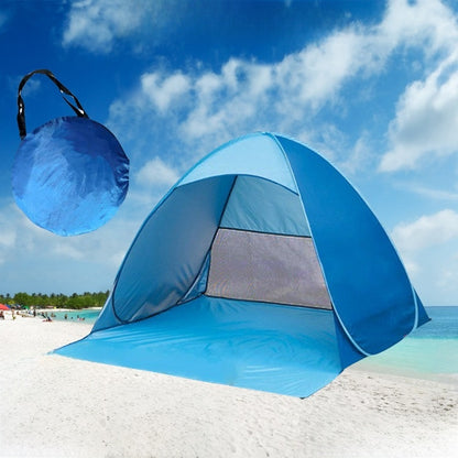 Collapsible simple beach tent