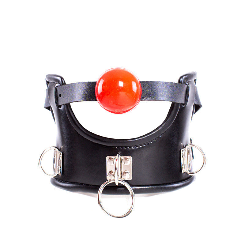 Collar mouth ball mask