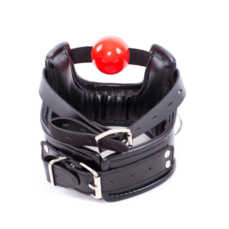 Collar mouth ball mask