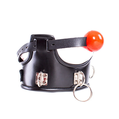 Collar mouth ball mask