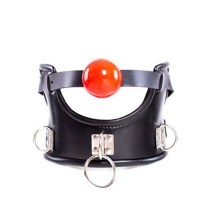 Collar mouth ball mask