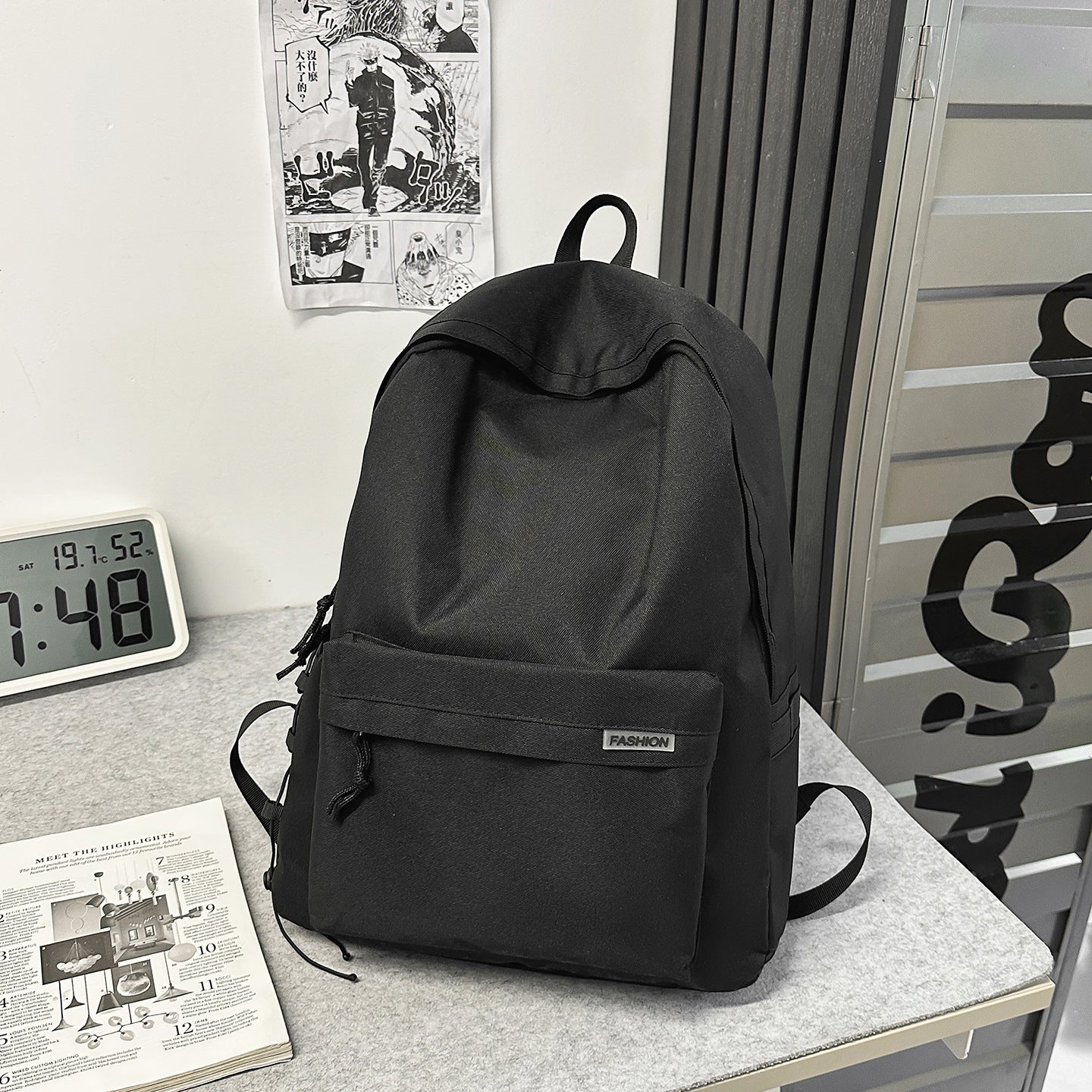 College Student Nylon Backpack