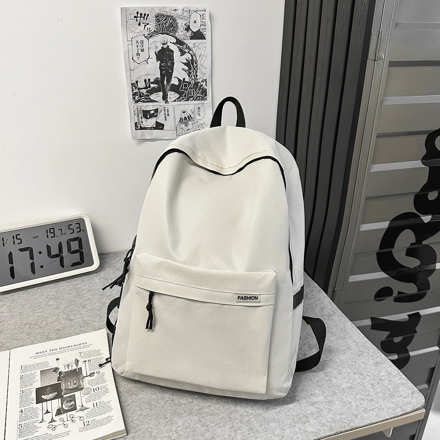 College Student Nylon Backpack