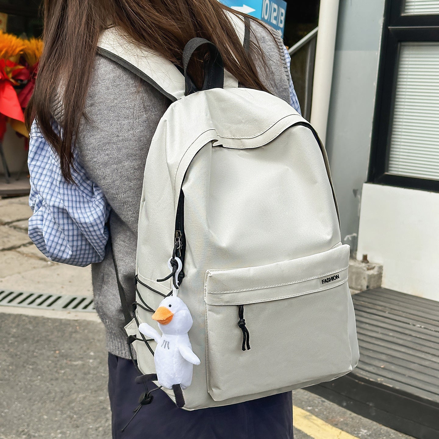 College Student Nylon Backpack