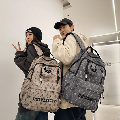 College Style Nylon Backpack