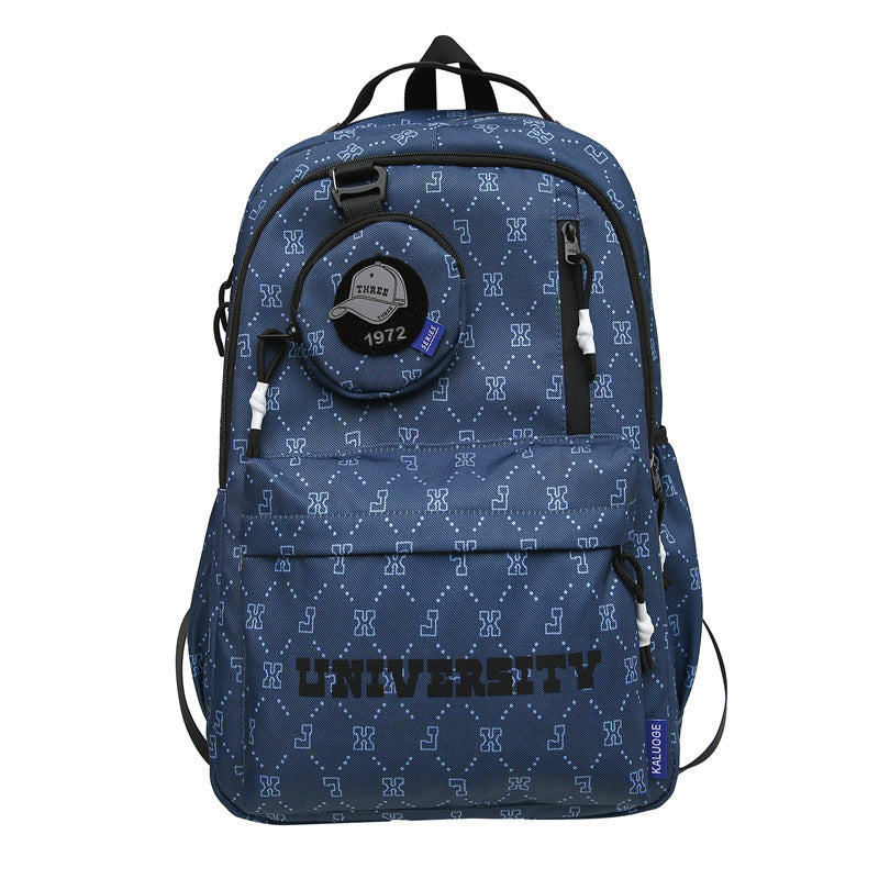 College Style Nylon Backpack