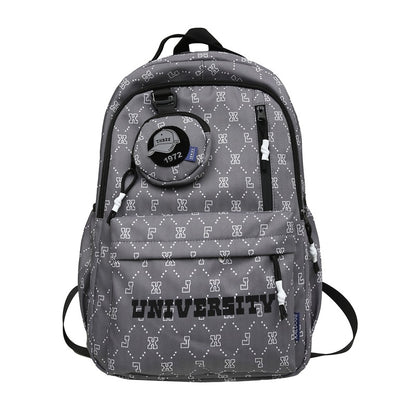 College Style Nylon Backpack