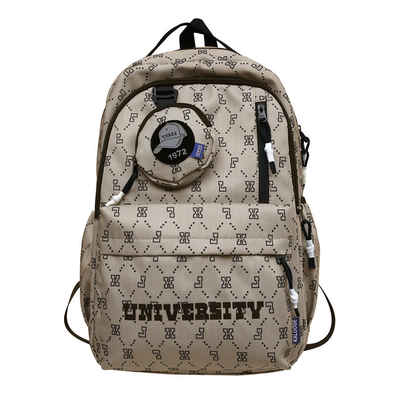 College Style Nylon Backpack