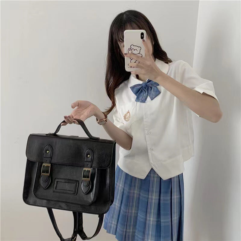 College Style PU Backpack