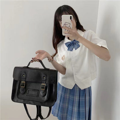 College Style PU Backpack