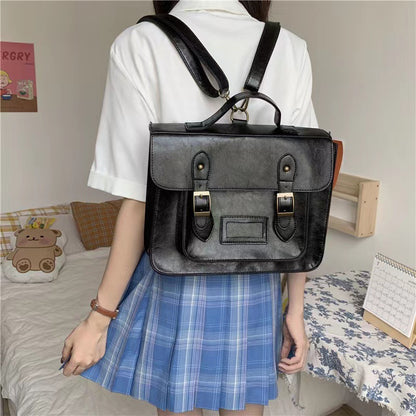 College Style PU Backpack