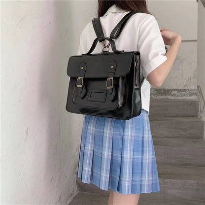 College Style PU Backpack
