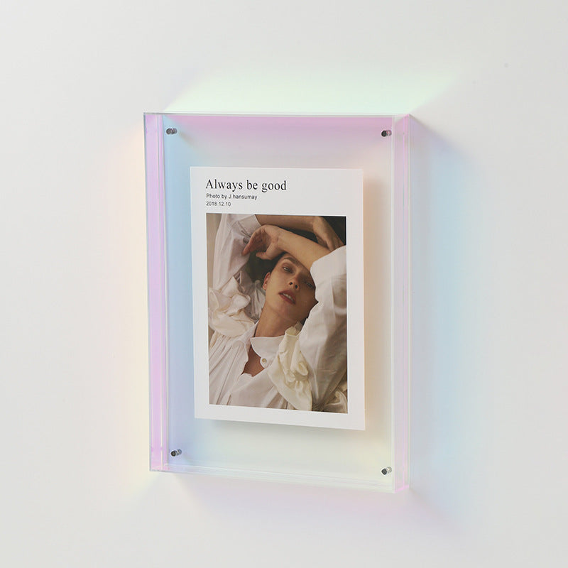 Color acrylic photo frame