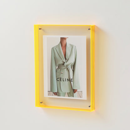 Color acrylic photo frame