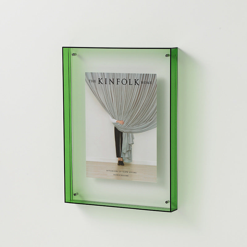 Color acrylic photo frame
