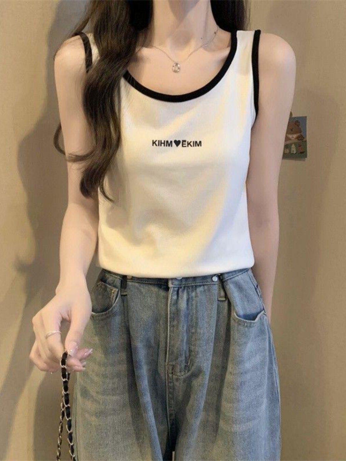 Color Block Sleeveless Camisole for Women