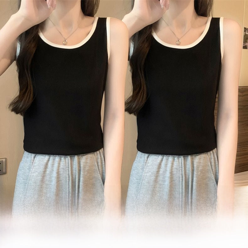 Color Block Sleeveless Camisole for Women