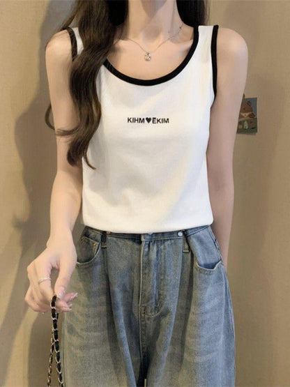 Color Block Sleeveless Camisole for Women