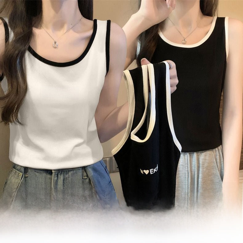 Color Block Sleeveless Camisole for Women