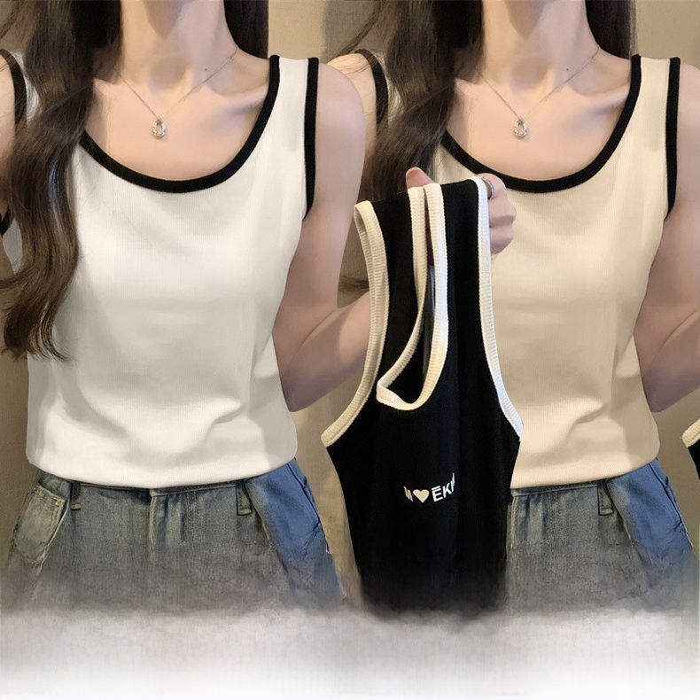 Color Block Sleeveless Camisole for Women