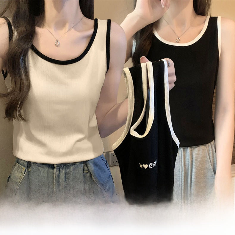 Color Block Sleeveless Camisole for Women