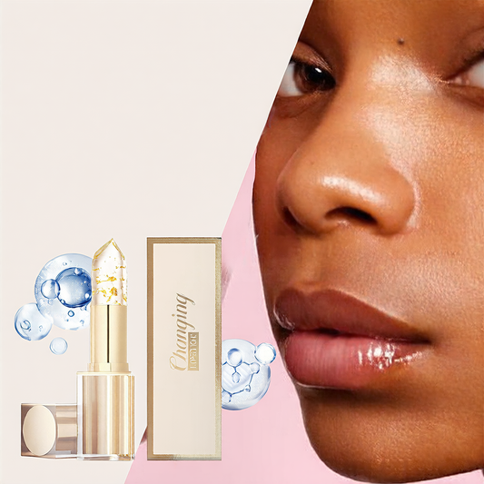 Color-changing nourishing gold foil lipstick