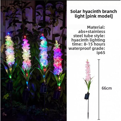 Color-changing optical fiber artificial flower lamp