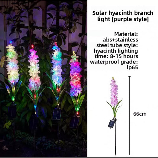 Color-changing optical fiber artificial flower lamp