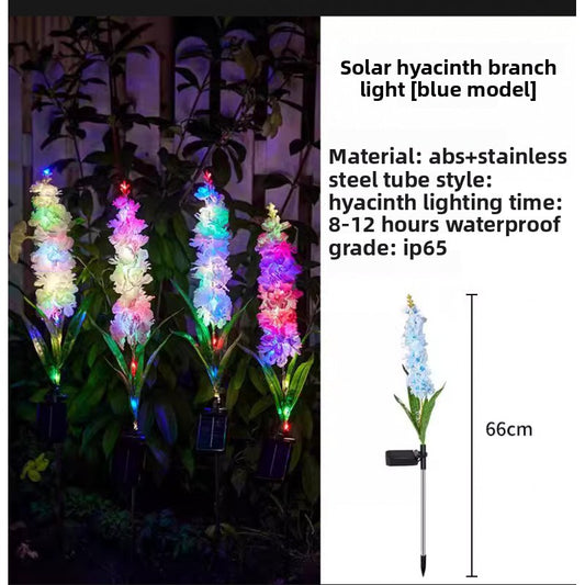 Color-changing optical fiber artificial flower lamp