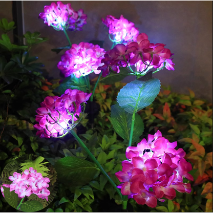 Color-changing optical fiber artificial flower lamp