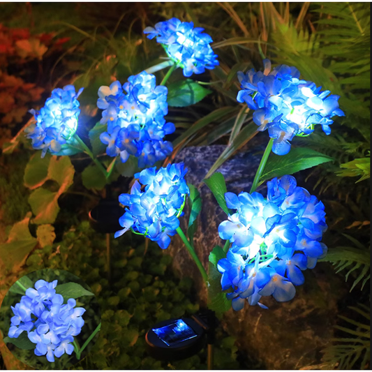 Color-changing optical fiber artificial flower lamp