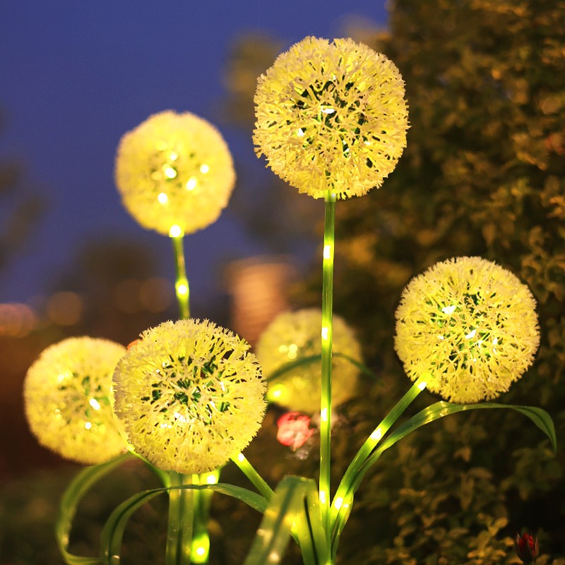 Color-changing optical fiber artificial flower lamp