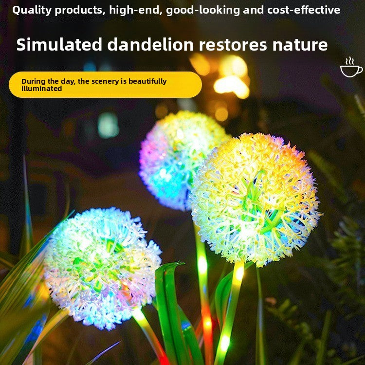 Color-changing optical fiber artificial flower lamp