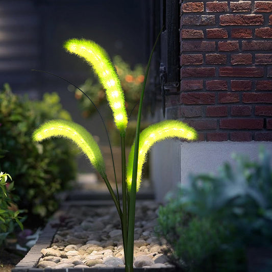 Color-changing optical fiber artificial flower lamp