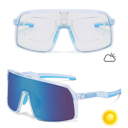 Color-Changing Sports Sunglasses for Cycling Running