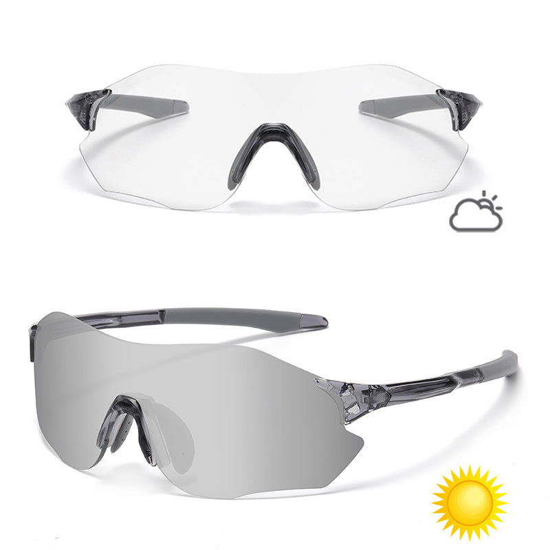 Color-Changing Sports Sunglasses for Cycling Running