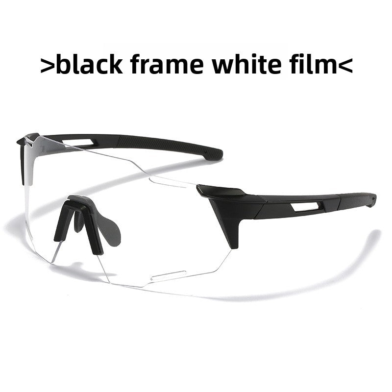 Color Changing Sports Sunglasses with Prescription Support