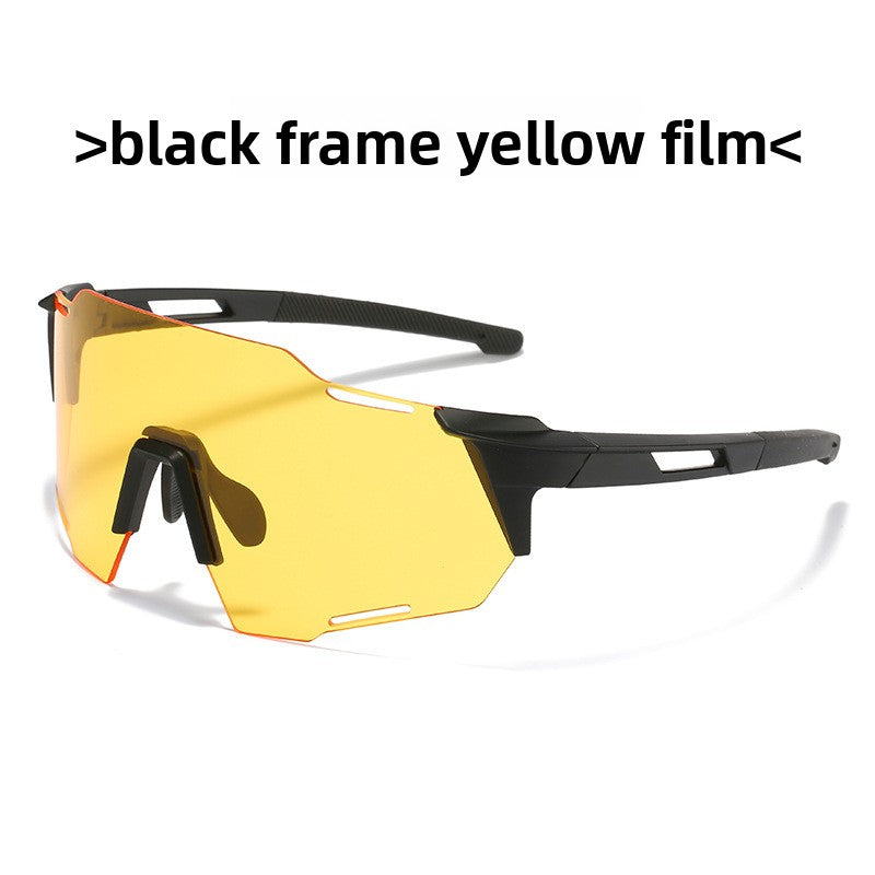 Color Changing Sports Sunglasses with Prescription Support