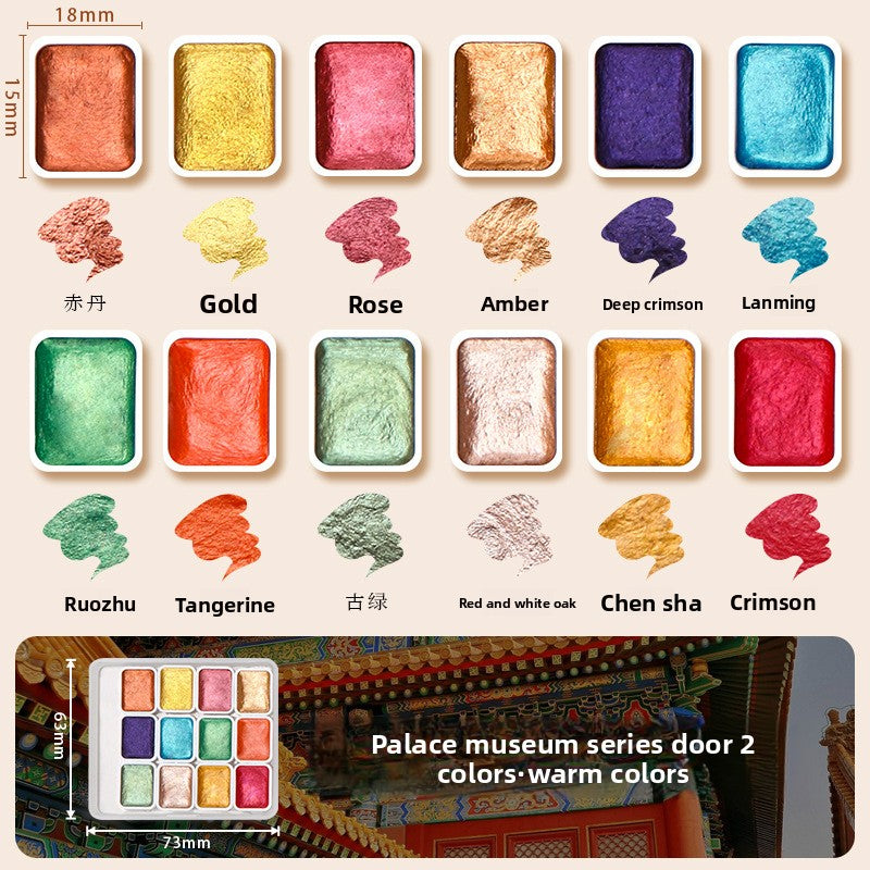 Color-changing thangka tracing gold filling