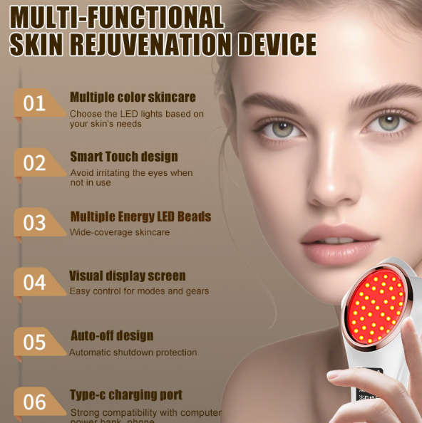 Color light rejuvenation instrument and acne removal instrument