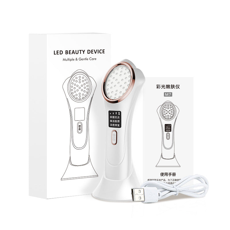 Color light rejuvenation instrument and acne removal instrument