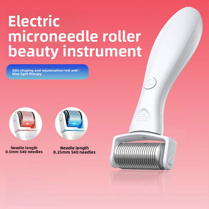 Color light roller microneedle introduction instrument