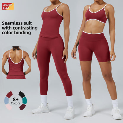 Color Matching Sports Suit for Women