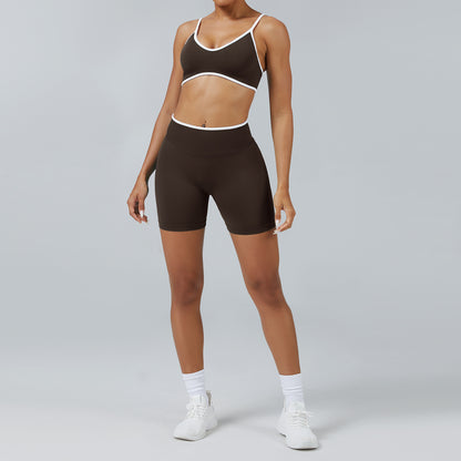 Color Matching Sports Suit for Women