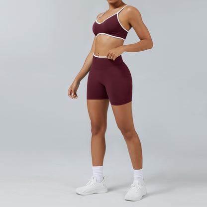 Color Matching Sports Suit for Women