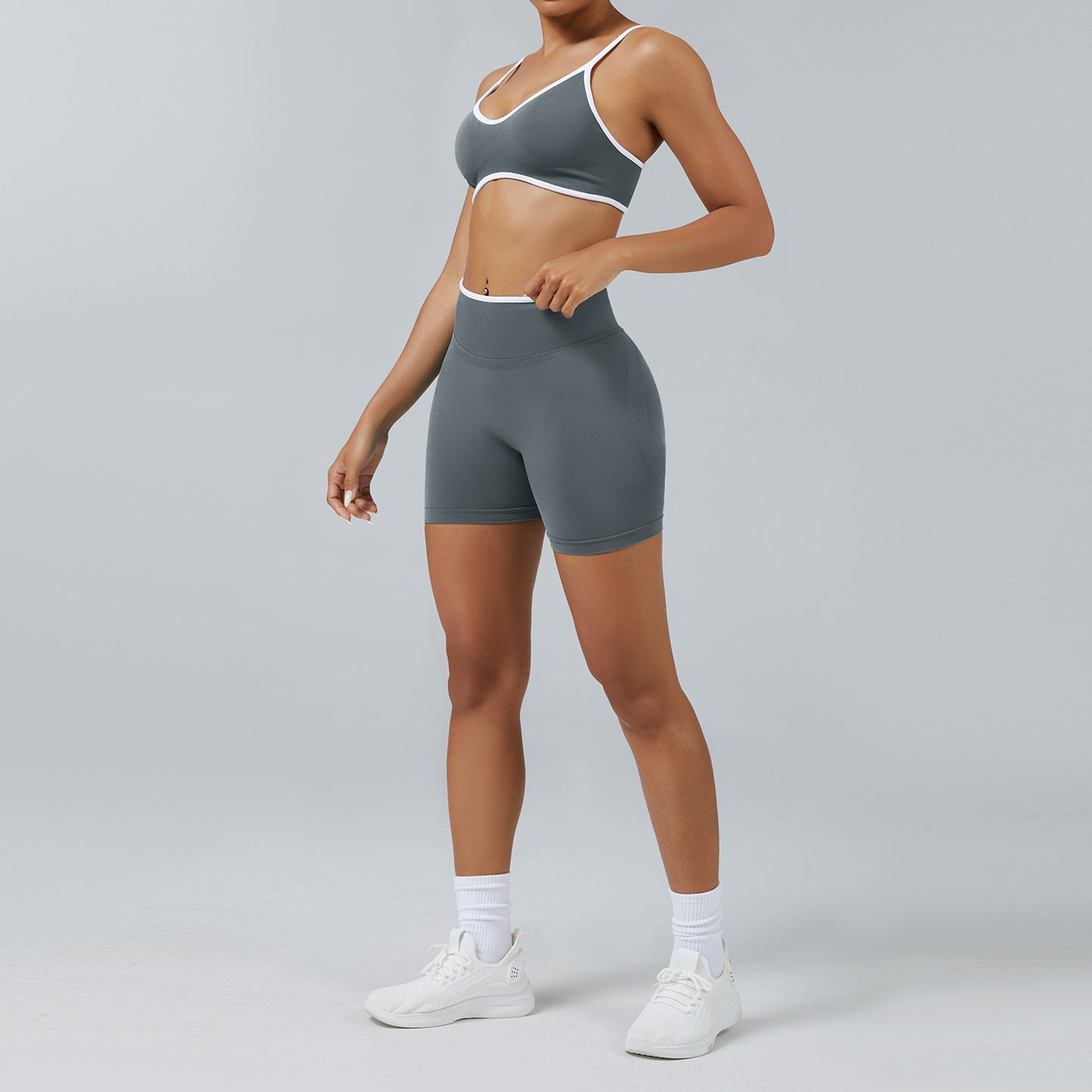 Color Matching Sports Suit for Women