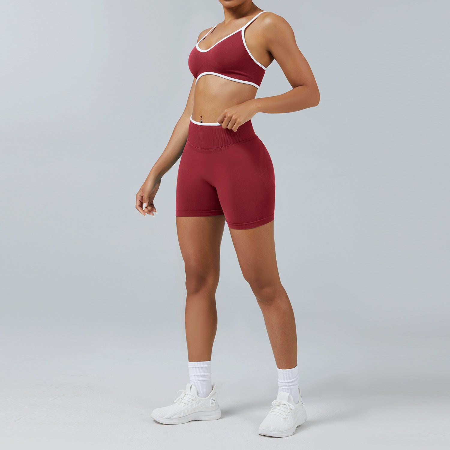 Color Matching Sports Suit for Women